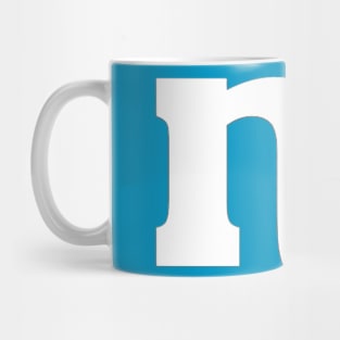 letter m Shirt lower case alphabet matching Tee Mug